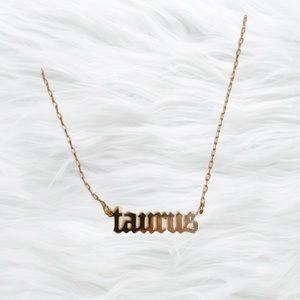 Taurus Gold Necklace ♉️🔱